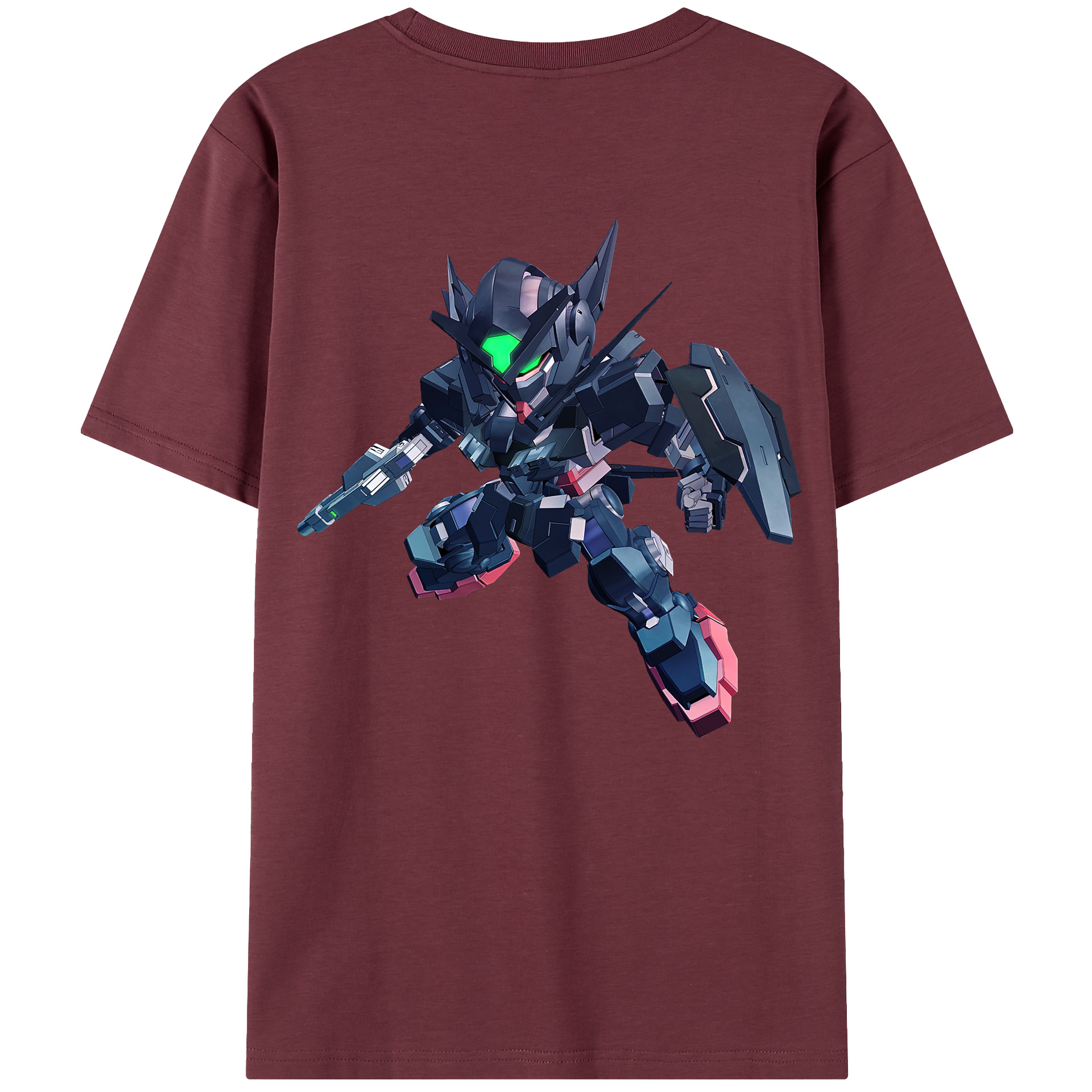 （画像用） 機動戦士ガンダム Mobile Suit Gundam 綿100％半袖Tシャツ（背面プリント）